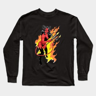 Devil Girl Long Sleeve T-Shirt